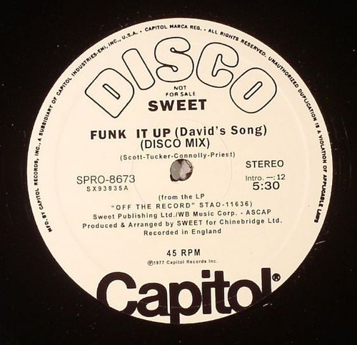 Sweet funk new - up, “