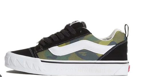 Vans bape knu skool camo - x,