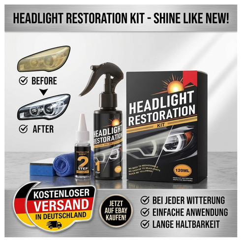 Headlight restoration kit no - headlight, kit,